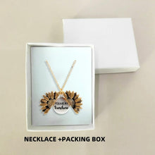 Load image into Gallery viewer, 2019 New Women Gold Necklace Custom You are my sunshine Open Locket Sunflower Pendant Necklace Free Dropshipping